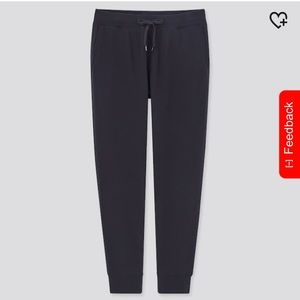 Uniqlo Womens jogger/unisex navy jogger cotton blend pant XS worn once too small